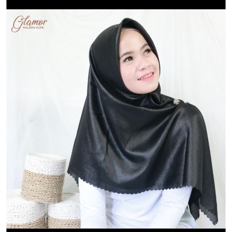 BEST SELLER HIJAB SEGI EMPAT POLOS SINAREE GLAMOUR KHALISA HIJAB ORIGINAL