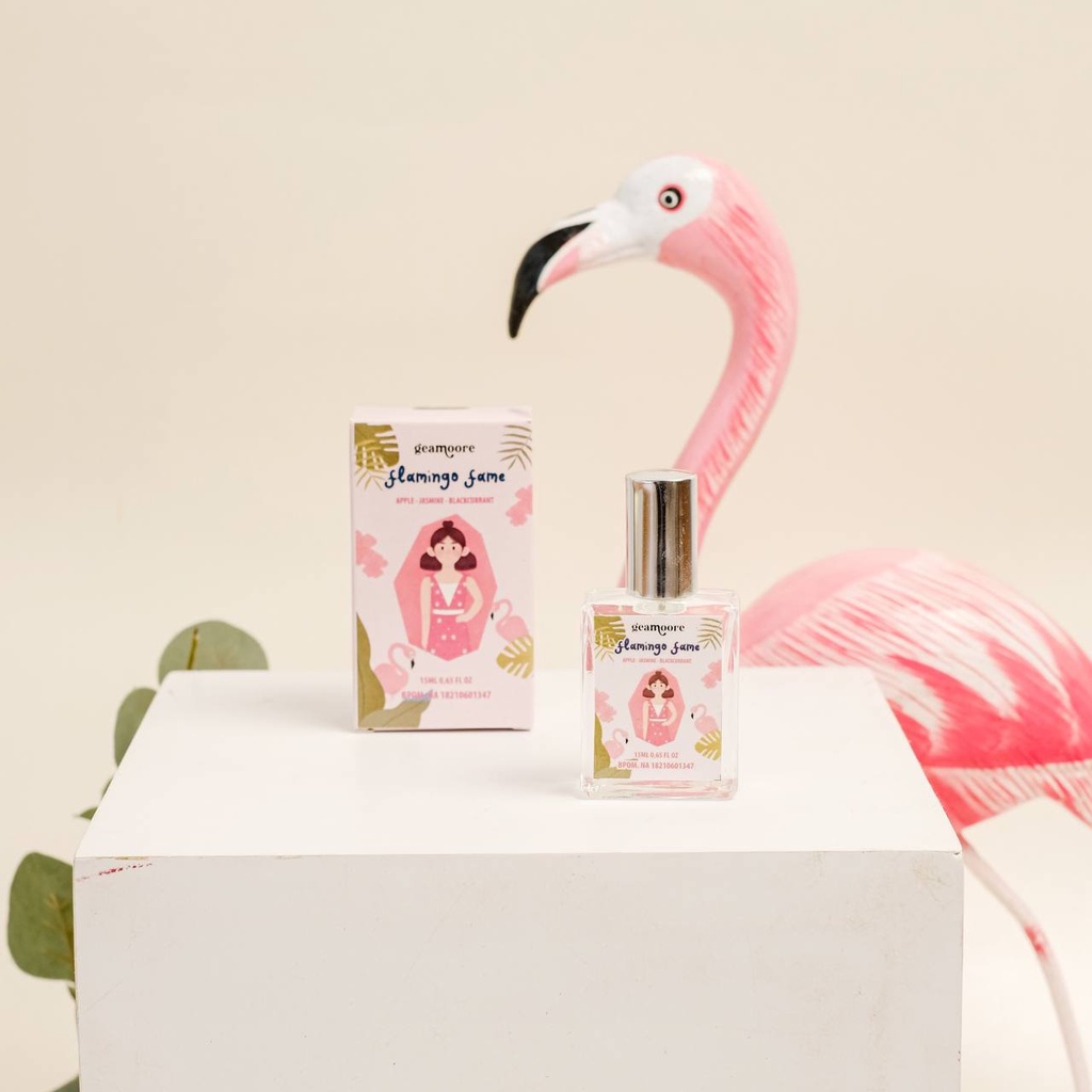 ✿ MADAME ✿ GEAMOORE ADDICTED PARFUM SERIES - PARFUM BADAN THAILAND BPOM-FLAMINGO FAME