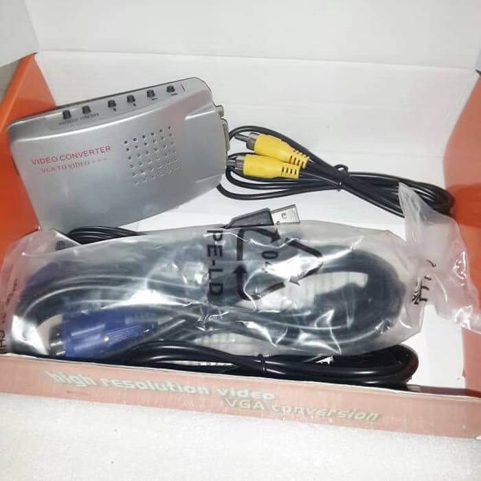 VGA to RCA - Converter PC VGA Port to Video RCA and SVideo - Converter PC to TV