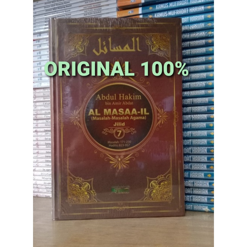 Al Masaa il Al Masaail jilid 7 Asli 100% - Ust Abdul Hakim Abdat