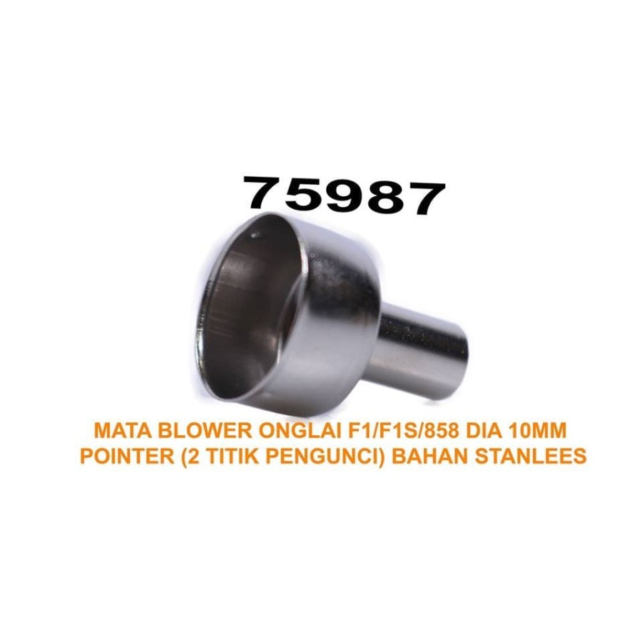 Mata blower onglai fixtool F1/F1S/858 DIA 10MM POINTER 2TITIK KUNCI