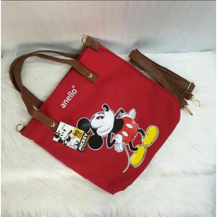 Tote Bag Mickey / Tas Bahu Wanita / Tas Selempang Terbaru