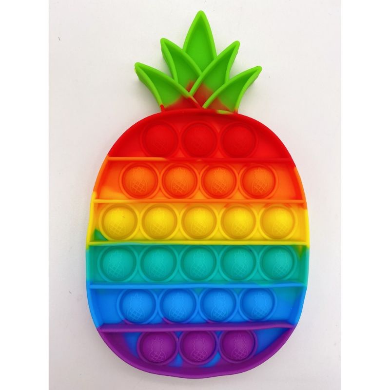POP IT RAINBOW FIDGET TOYS Mainan Anak Edukasi Murah Pop Its Unicorn New Fidget Push Bubble Kids Kid-Nanas Rainbow