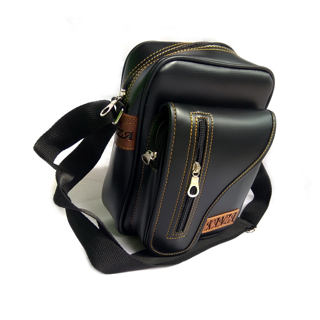 Tas Pria Slingbag model pestol