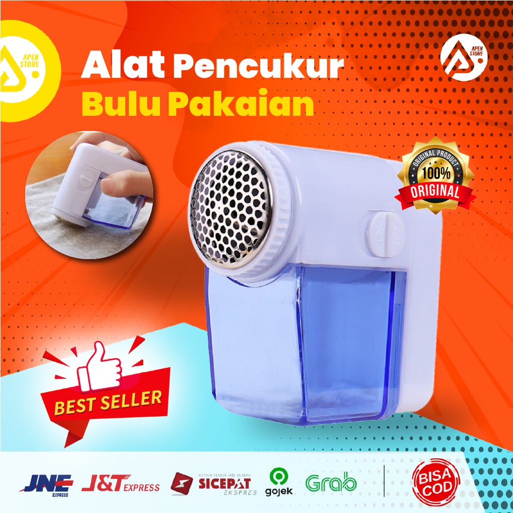 Penghilang Bulu Baju Alat Pencukur Pembersih Bulu Baju Pakaian Elektrik Serat Halus Celana Kaos Kemeja DLL || Supplier Grosir Barang Unik Murah Lucu - FL-188