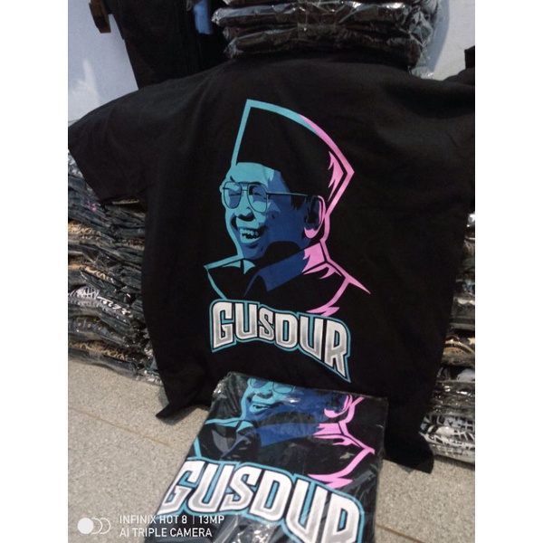 Kaos Gus Dur | Kaos Pedek Gus Dur | Kaos Gusdurian | Kaos Gus Dur Warna Hitam