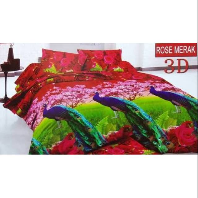 Sprai Bonita Motif Rose Merak Ukuran 180x200