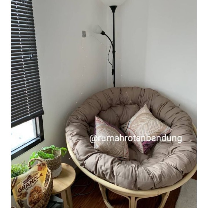 papasan / Kursi rotan / kursi santai / papasan rotan set jok Dakron
