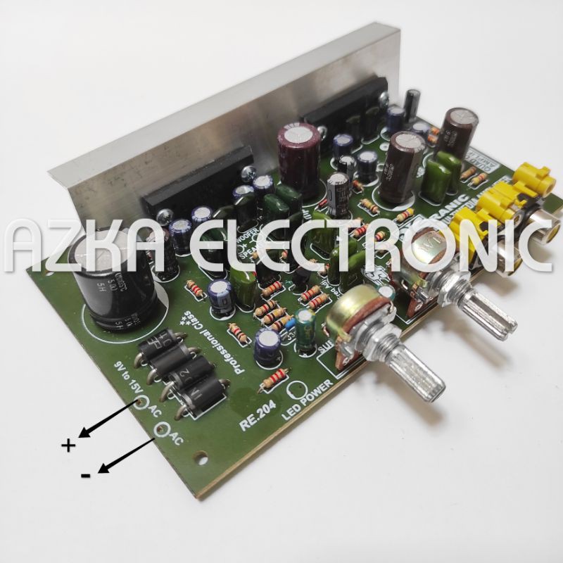 Kit Power Amplifier Subwoofer 2.1 Channel  12V DC