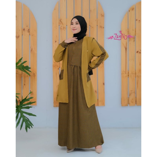 DRESS+OUTER ORIGINAL ZAHIN/ANDARA DRESS BY ZAHIN/DRESS ZAHIN/GAMIS ZAHIN/DRESS/GAMIS/BY ZAHIN/FASHIO