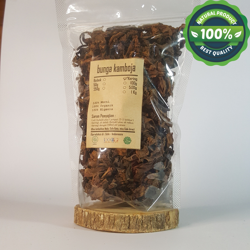 

BUNGA KAMBOJA KERING 1KG - Plumeria - MURNI - JSR - REMPAH