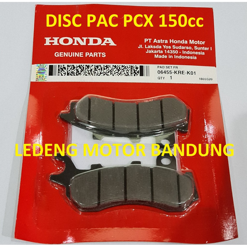 Disc Pad PCX 150cc ADV Kampas Rem Cakram Depan AHM Original Honda