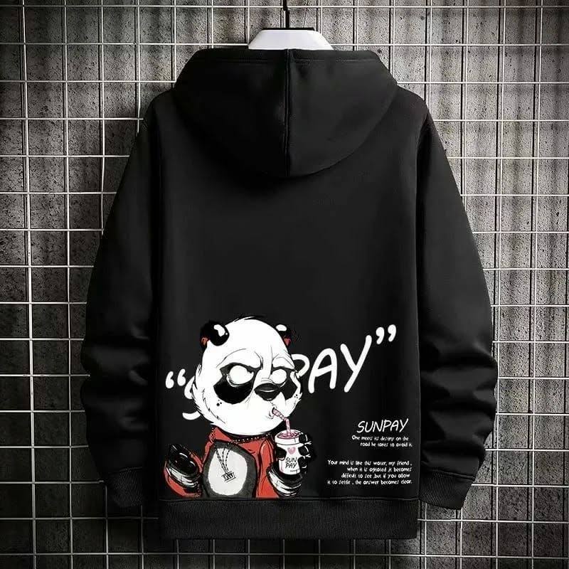 Sweater PANDA Oblong / Hoodie SUNPAY Jumper Pria Wanita Bahan Fleece Ukuran S M L XL XXL XXXL