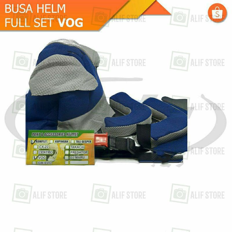 FULLSET BUSA HELM VOG EXTREAM FULL SPON VOG EXTRIME KOMPLIT NON ORI &amp; KACA