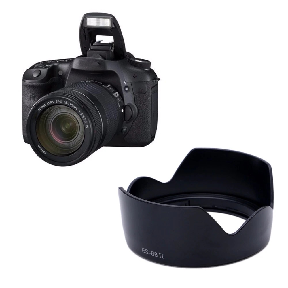 Lens Hood Mount ES-68 II for Canon Camera EF 50mm F/1.8 STM - Black