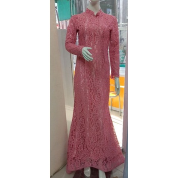 Gaun duyung Dusty pink/pink soft prewedding