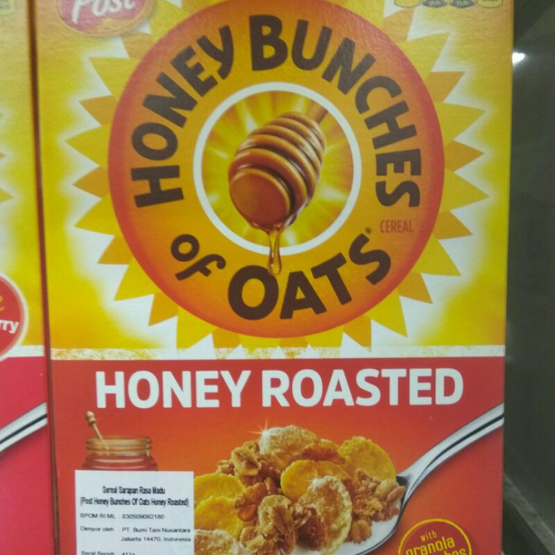

POST HONEY BUNCH HNY ROASTED 14.5oz (411gr)
