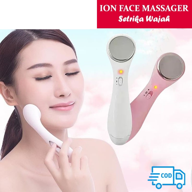 BEAUTY JAYA - COD - SETRIKA WAJAH / ION FACIAL MASSAGE ELECTRIC / ALAT PEMIJAT PERAWATAN KULIT WAJAH ANTI ANGING