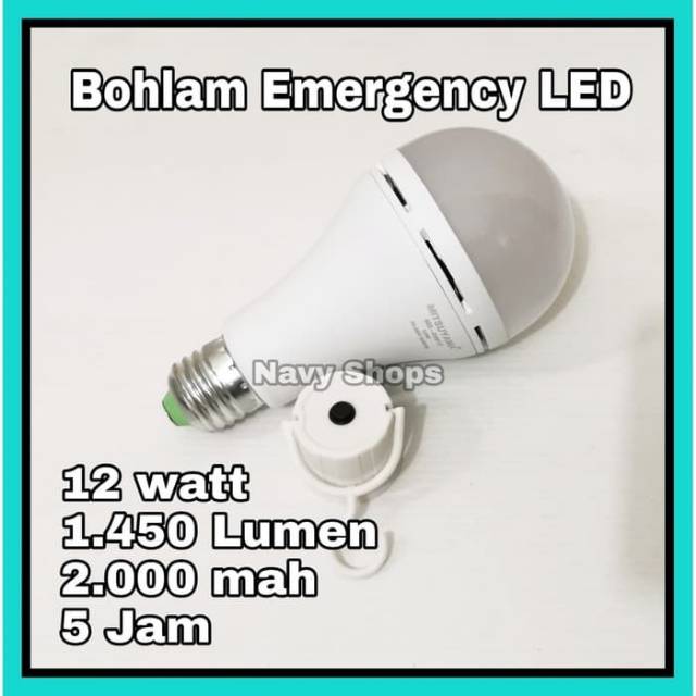 NA - Bohlam Led 12 watt Mitsuyama - Lampu Emergency Led eo812