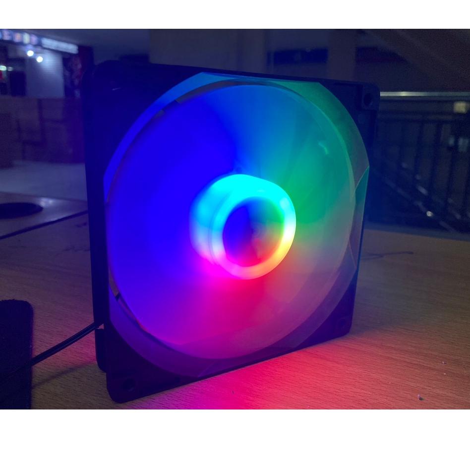 ⅎ Fan Case RGB Black Panther RGB Fan Casing Ukuran 12CM ☏