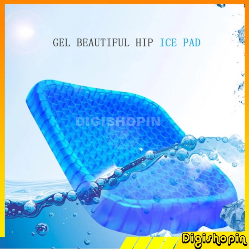 Bantal Gel Bantal Duduk Gel Pad Cushion Non Slip Massage / Bantal Gel Mobil / Bantal Kursi Gel Offic