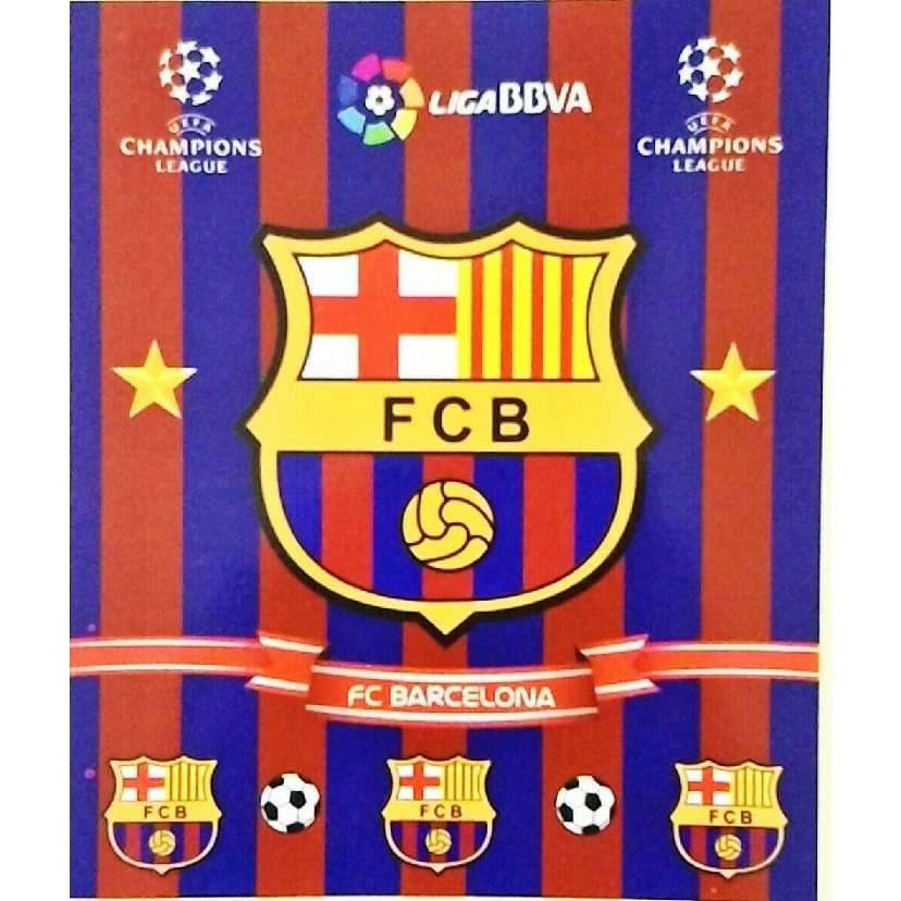 SELIMUT BONITA 3D FCB BARCA 160X200 QUEEN BARCELONA KLUB BOLA