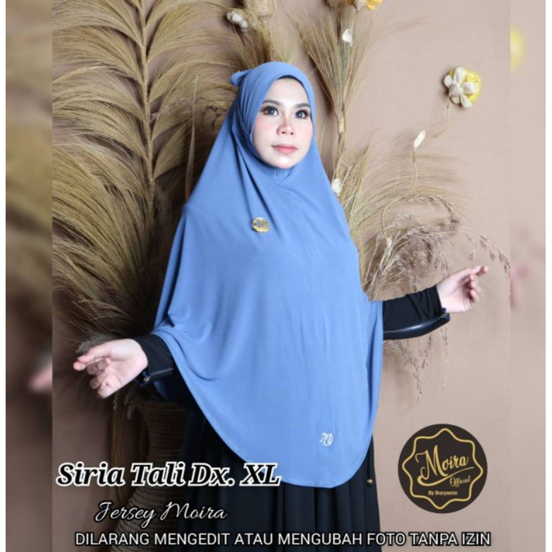 274 SMOXLJILBAB SIRIA MOIRA SIZE L XL JUMBO/HIJAB NON PET JERSEY MOIRA ANTILETOY BY BUNYAMIN PREMIUM