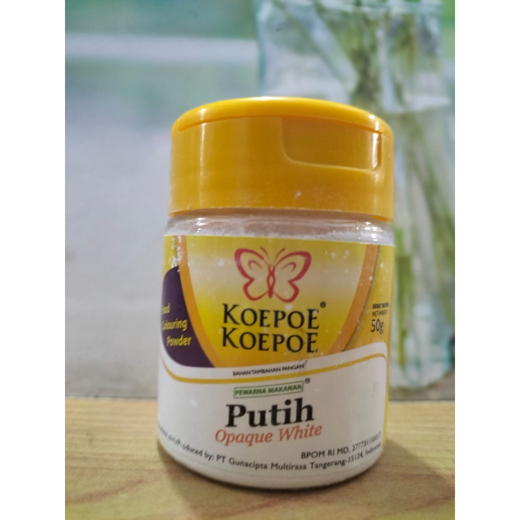 

Opaque White Koepoe Koepoe / Pewarna Putih 50Gr