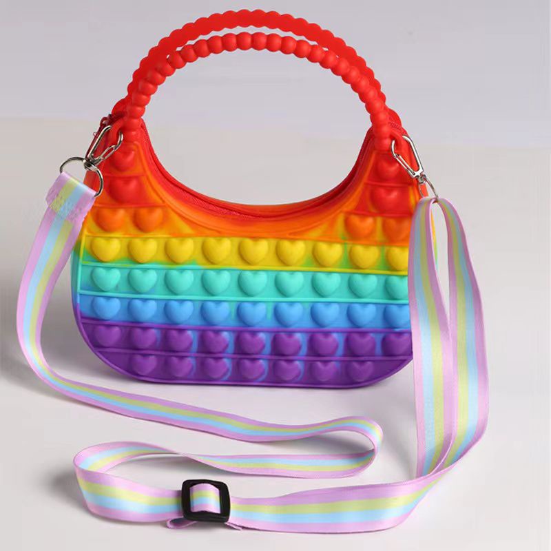 Tas Pop it jumbo handbag LED