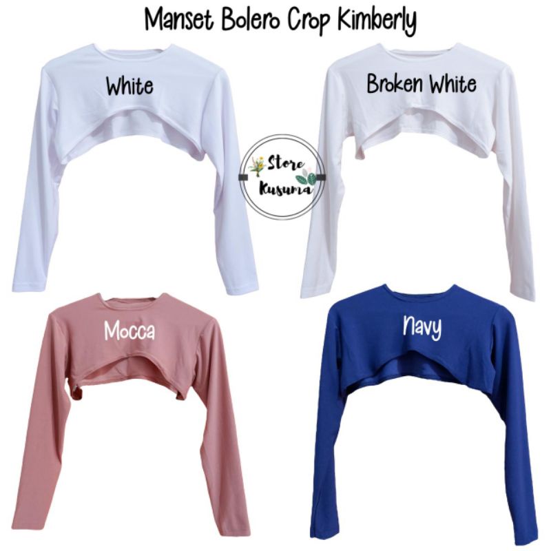 Manset Sambung Bolero Crop Kimberly bahan jersey