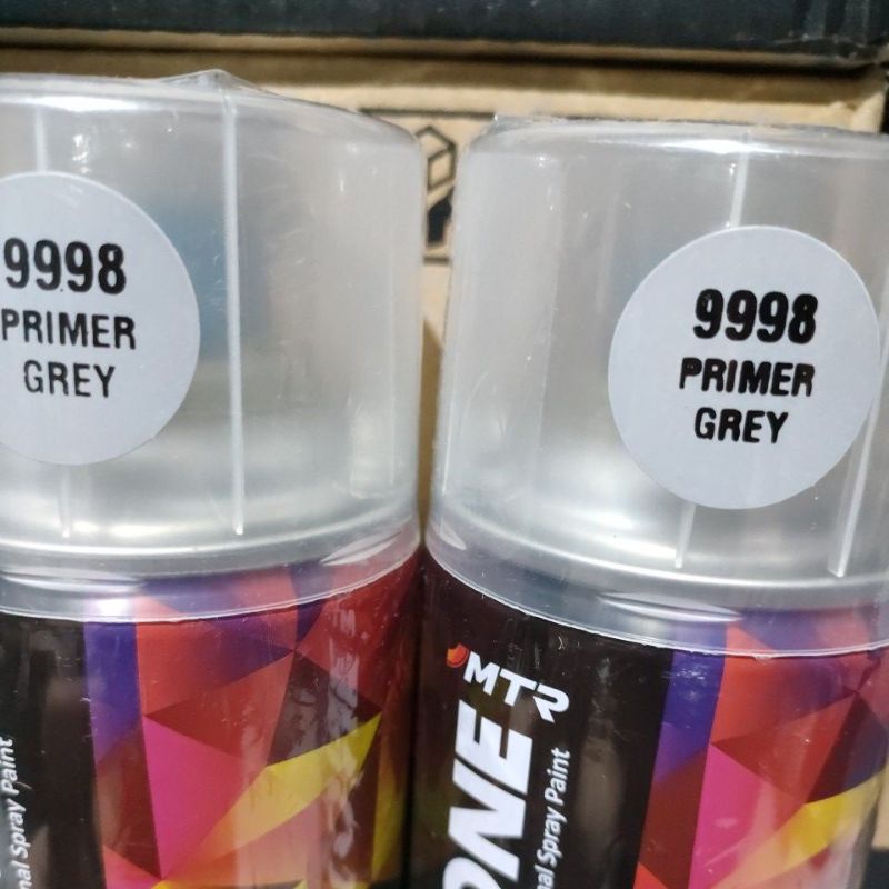 Pilok Pilox Cat Semprot MTR ARTONE Primer Grey 9998 Epoxy /Warna Dasar 300cc Ukuran Besar Tahan Bensin Semprotan Bisa diputar Miring dan Lurus ( Horizontal dan Vertical)