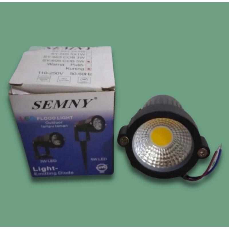 LAMPU TAMAN LED 5WATT PUTIH