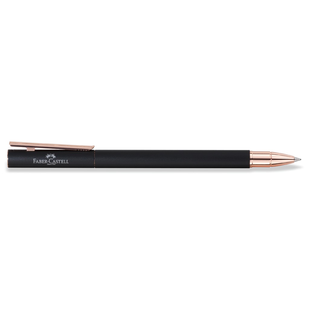 

Faber-Castell Neo Slim Roller Ball Black Matt, Rose Gold Chromed