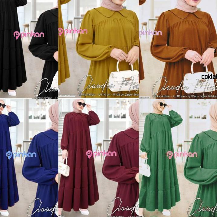 SALEE.. Gamis Polos Wanita | Baju Wanita Polos