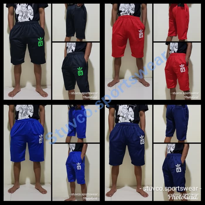 Celana Pendek Pria / Celana Adidas Santai , Lari , Gym,Fitness , Keren