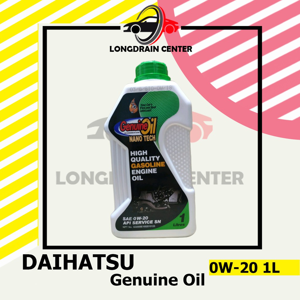 Oli Daihatsu Genuine Oil 0w20 1 Liter Original