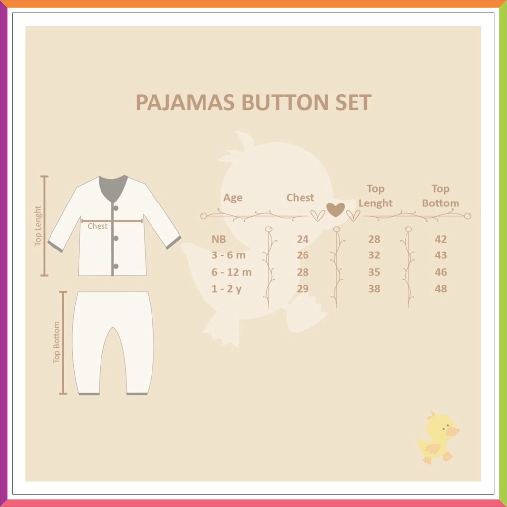 WINTEKU SETELAN BAYI KANCING BASIC POLOS | BASSIC BABY SET BUTTON JUNGLE 0-2 TH