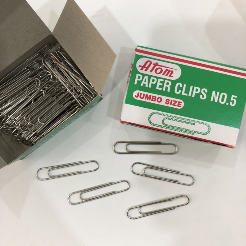 

CLIP KERTAS / PAPER CLIP OVAL BESAR ATOM NO. 5