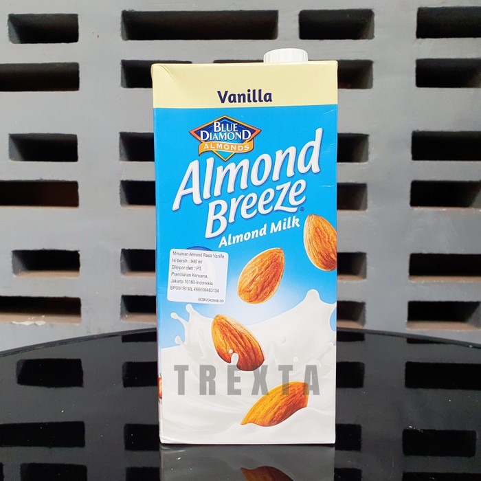 Jual Susu Almond Milk Vanilla Blue Diamond Liter Shopee Indonesia