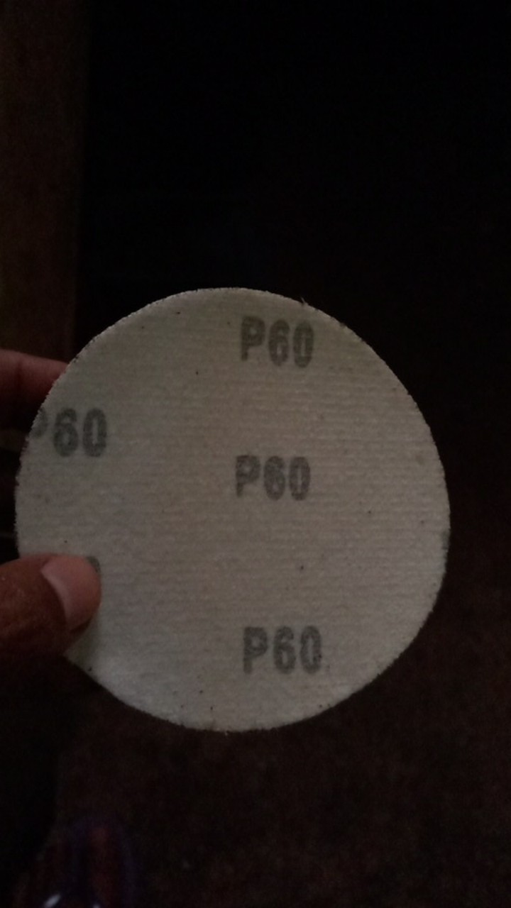 Hss Amplas Velcro Grit 60 Amplas Bulat Tempel Mesin Gerinda - Satuan