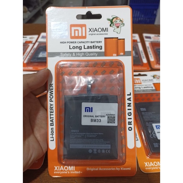 Baterai xiaomi BM 33 / Mi4i original Battery Batrai Batre