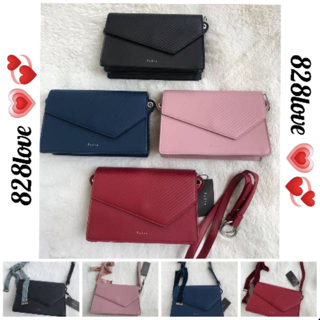 Tas Wanita PEDRO BLACK/PINK/BLUE/RED