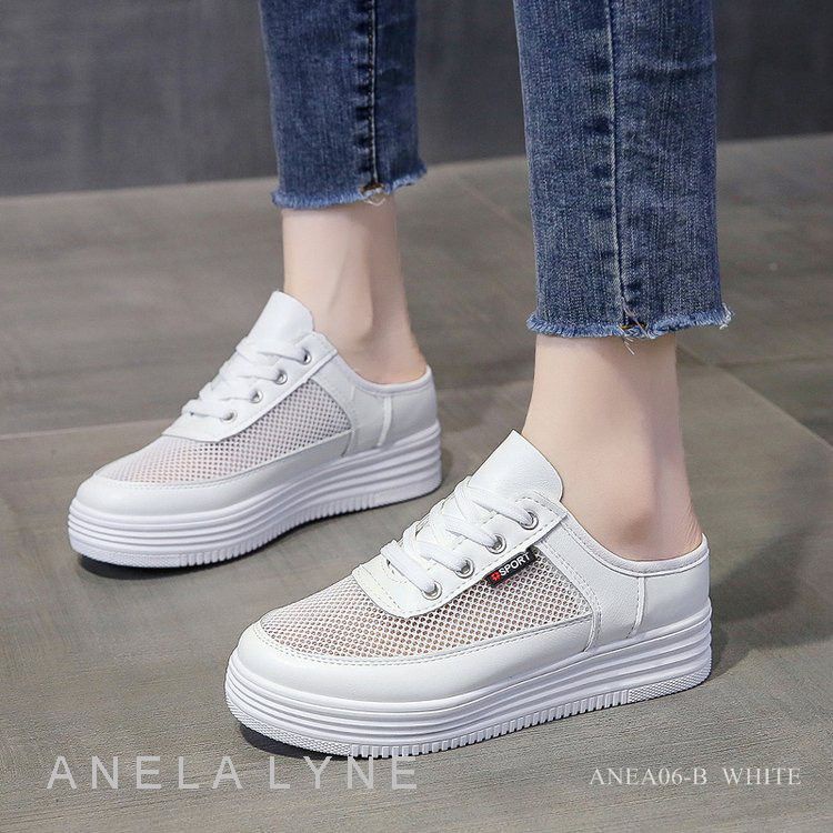 ANELA LYNE SEPATU MULES WEDGES DAMAH ANEA06-B ORIGINAL