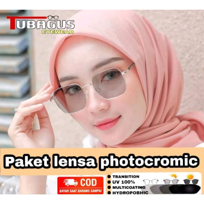 Kacamata Minus Photocromic 7335