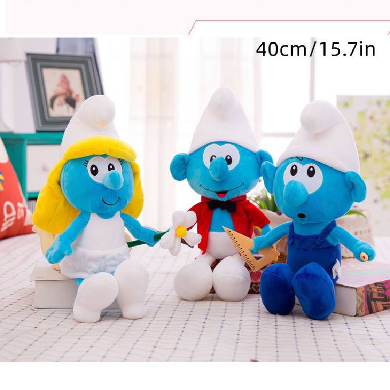 Boneka The Smurfs Movie Same Doll Plush Toy Pillow Cartoon  Children'S Birthday Gift