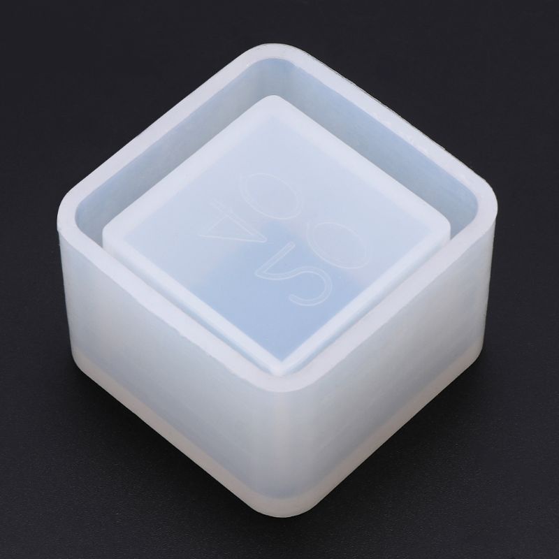 SIY  Square Small Flowerpot Silicone Mould Storage Box DIY Handmade Making Crafts Crystal Epoxy Mold