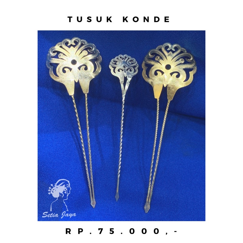 Tusuk Konde Kuningan/ Headpiece/ Wedding Hair Bridal/ Tusuk Konde Penganten