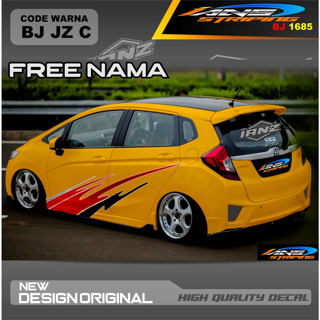 STICKER DECAL MOBIL AYLA TERBARU  / DECAL STICKER MOBIL / STIKER MOBIL / STIKER MOBIL BRIO, HONDA JAZZ, AGYA, AYLA