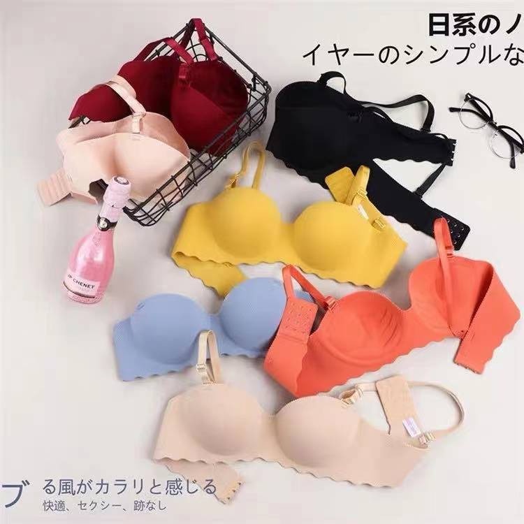 Summer bra push up light and small chest gathered comfort simple bh-1
