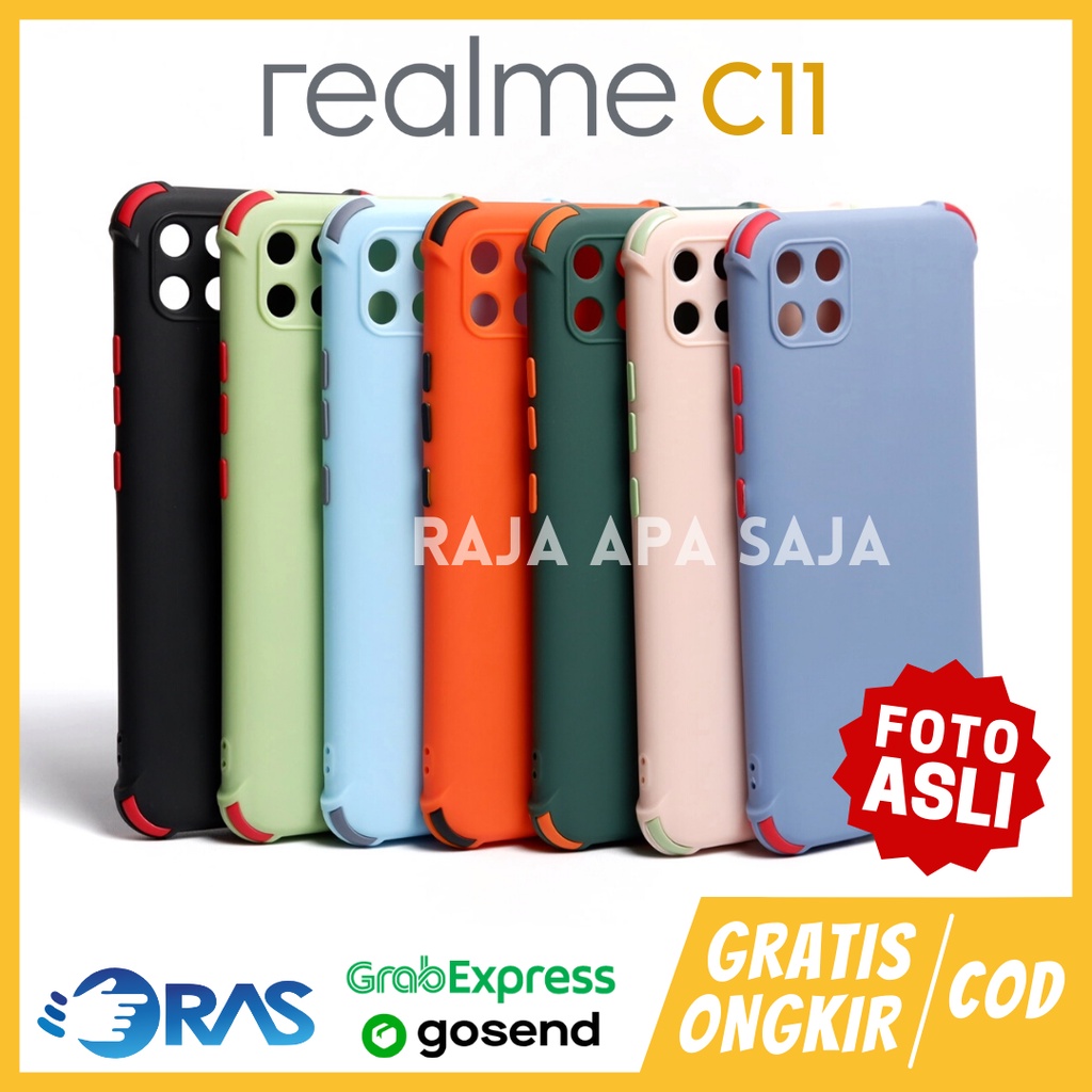 Softcase REALME C11 C 11 - Anti Crack Casing Cassing Kesing Sopkes Sofcase Sofkes Antikrek Bumper Si